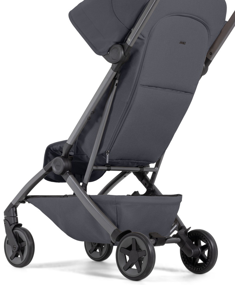Детская прогулочная коляска Joolz Aer 2 с бампером Stone Grey/Black Carbon