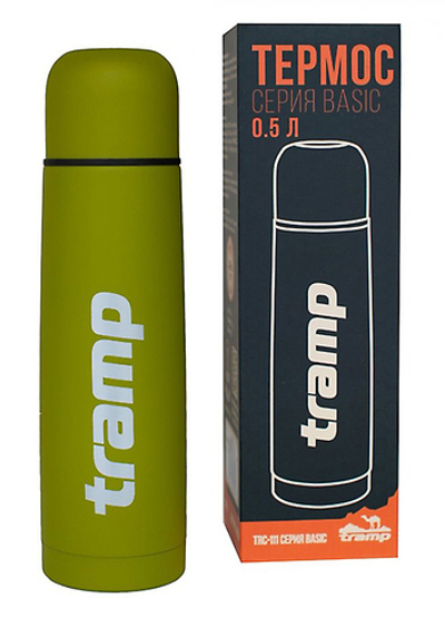 Термос Basic 0,5 л Tramp TRC-111-olive
