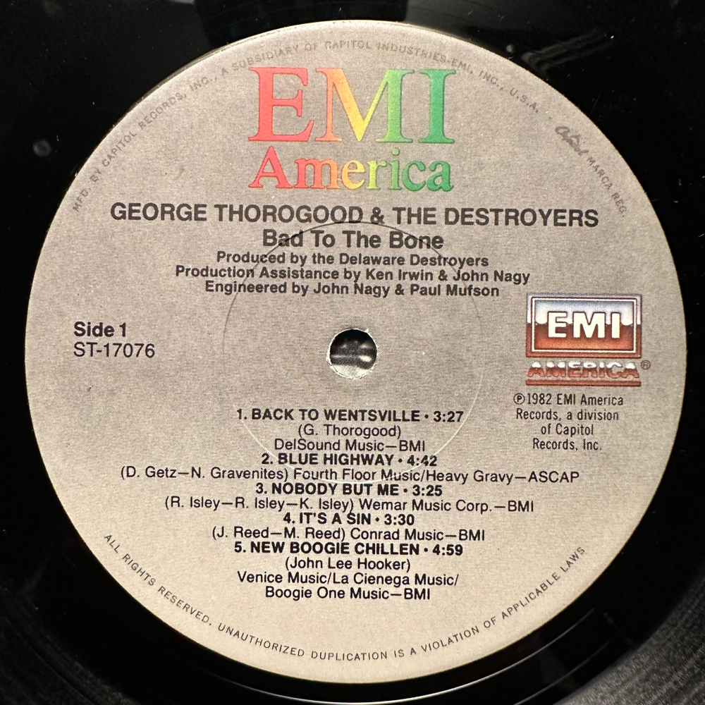 George Thorogood & The Destroyers - Bad To The Bone (США 1982г.)