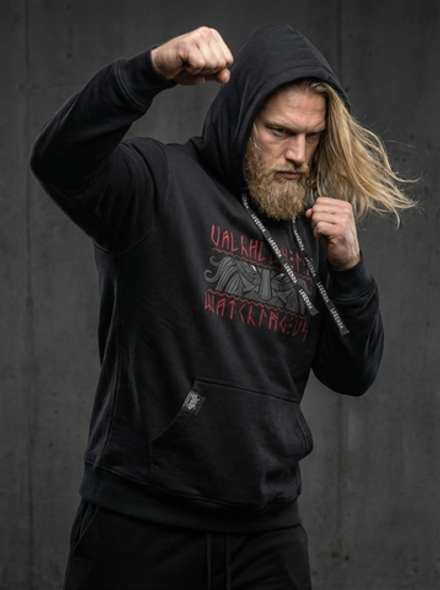 Толстовка с капюшоном и карманом кенгуру мужская LEGENDA Вальхалла