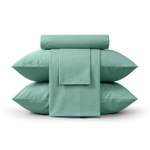 Комплект постельного белья Verossa Melange Emerald 1,5СП с наволочками 50х70