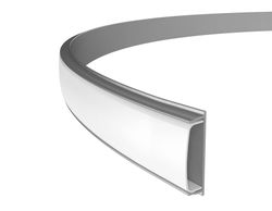 Ambrella Алюминиевый профиль накладной гибкий 18*4 для светодиодной ленты до 15мм Alum Profile GP1600AL