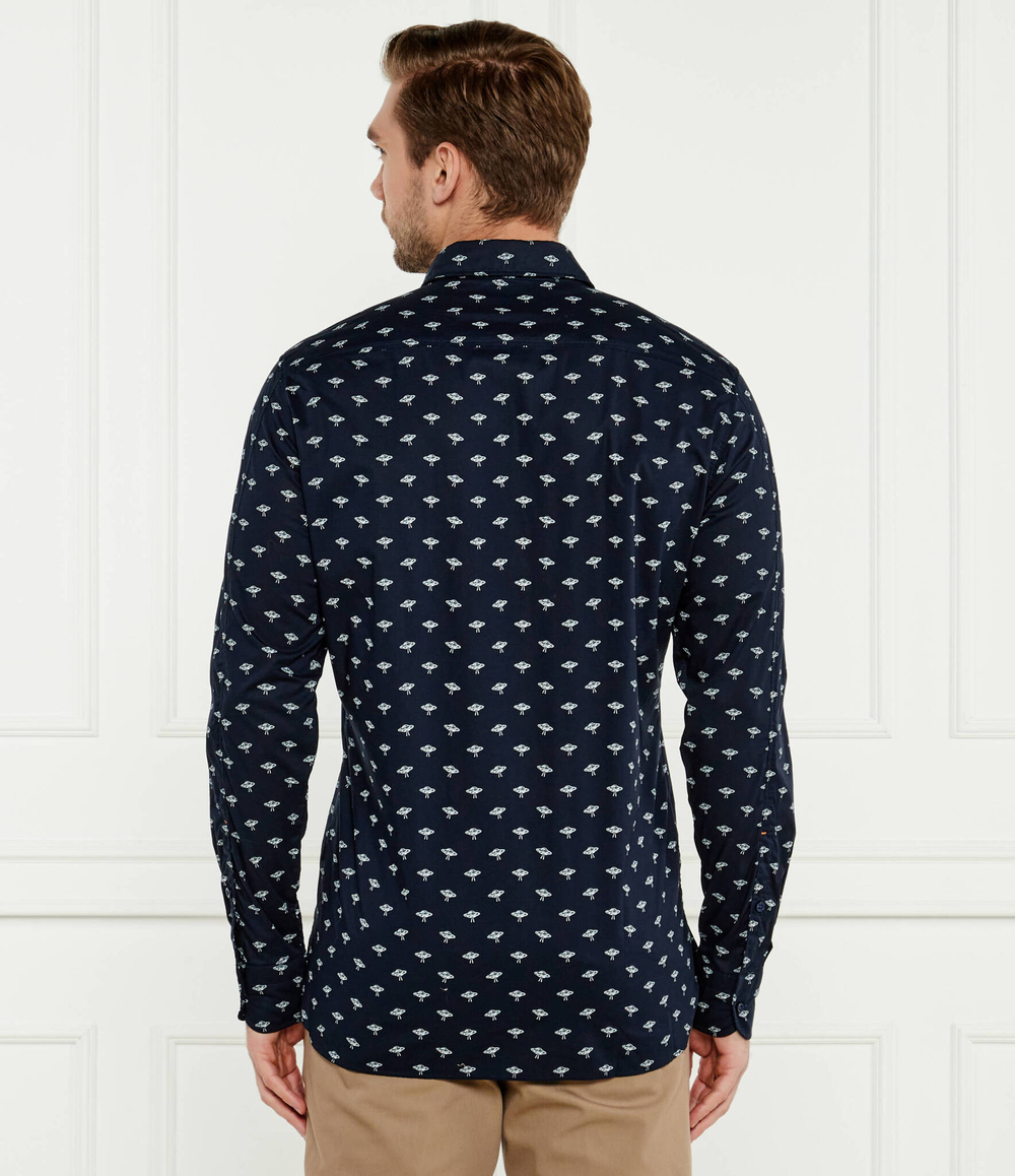 Рубашка Remiton_M BOSS ORANGE - темно-синий(50524724)