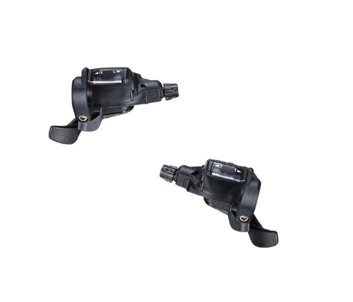 Шифтер MicroShift , TS38, правый, 7 скоростей, индикатор, трос 2050мм, черный