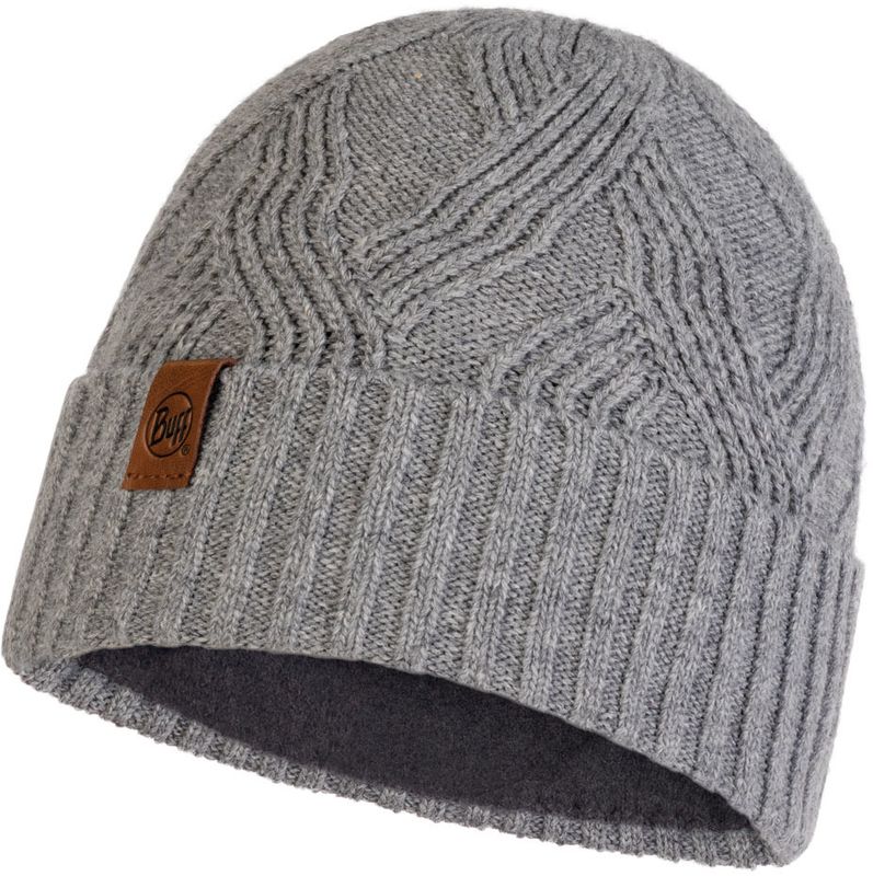 Шапка вязаная с флисом Buff Hat Knitted Polar Artur Grey Фото 1