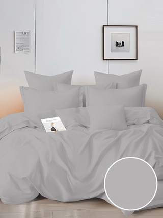 КПБ. Поплин. "Серебристый", 100% хлопок