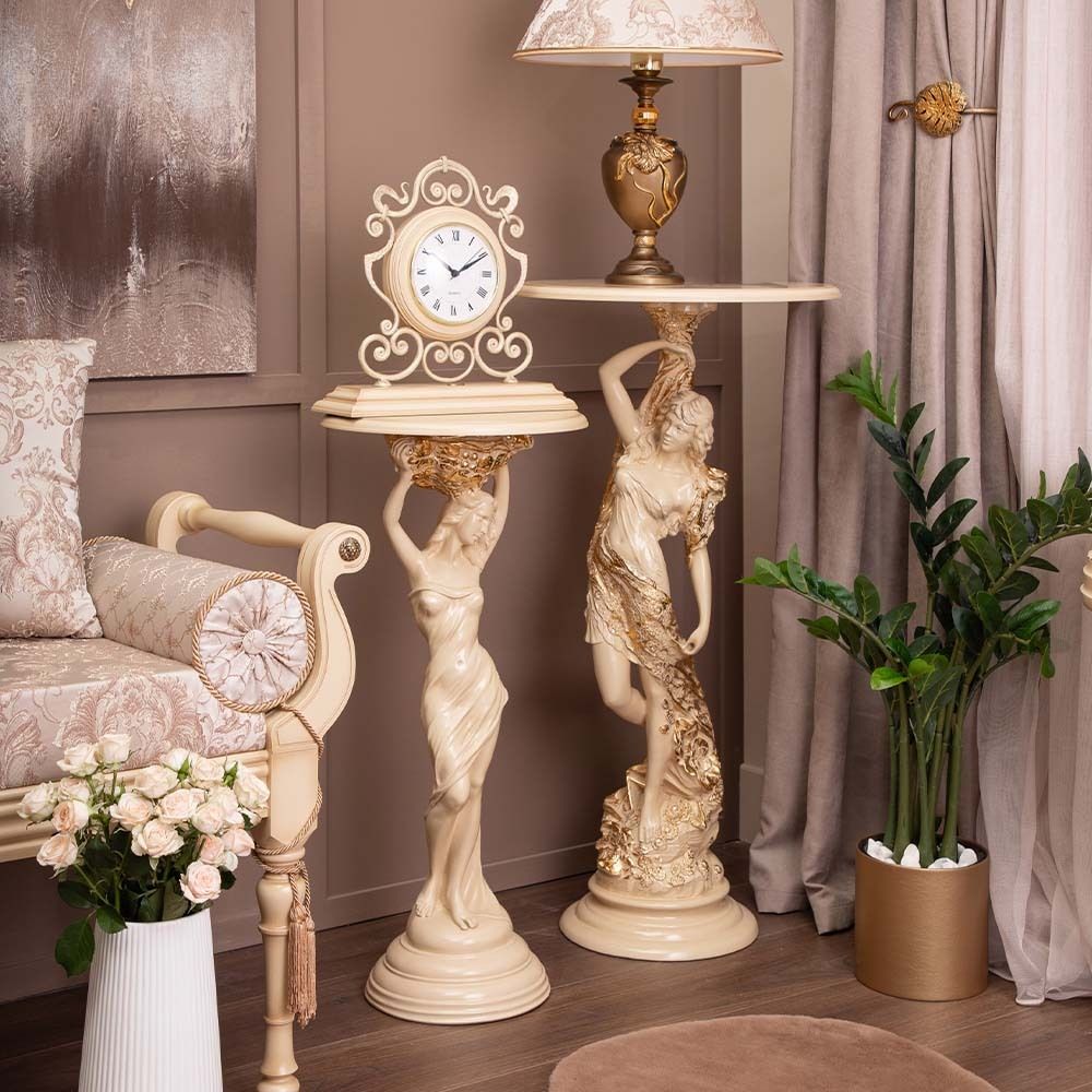 Часы настольные Аделаида Айвори