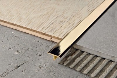 Латунный полированный Т- образный профиль SP