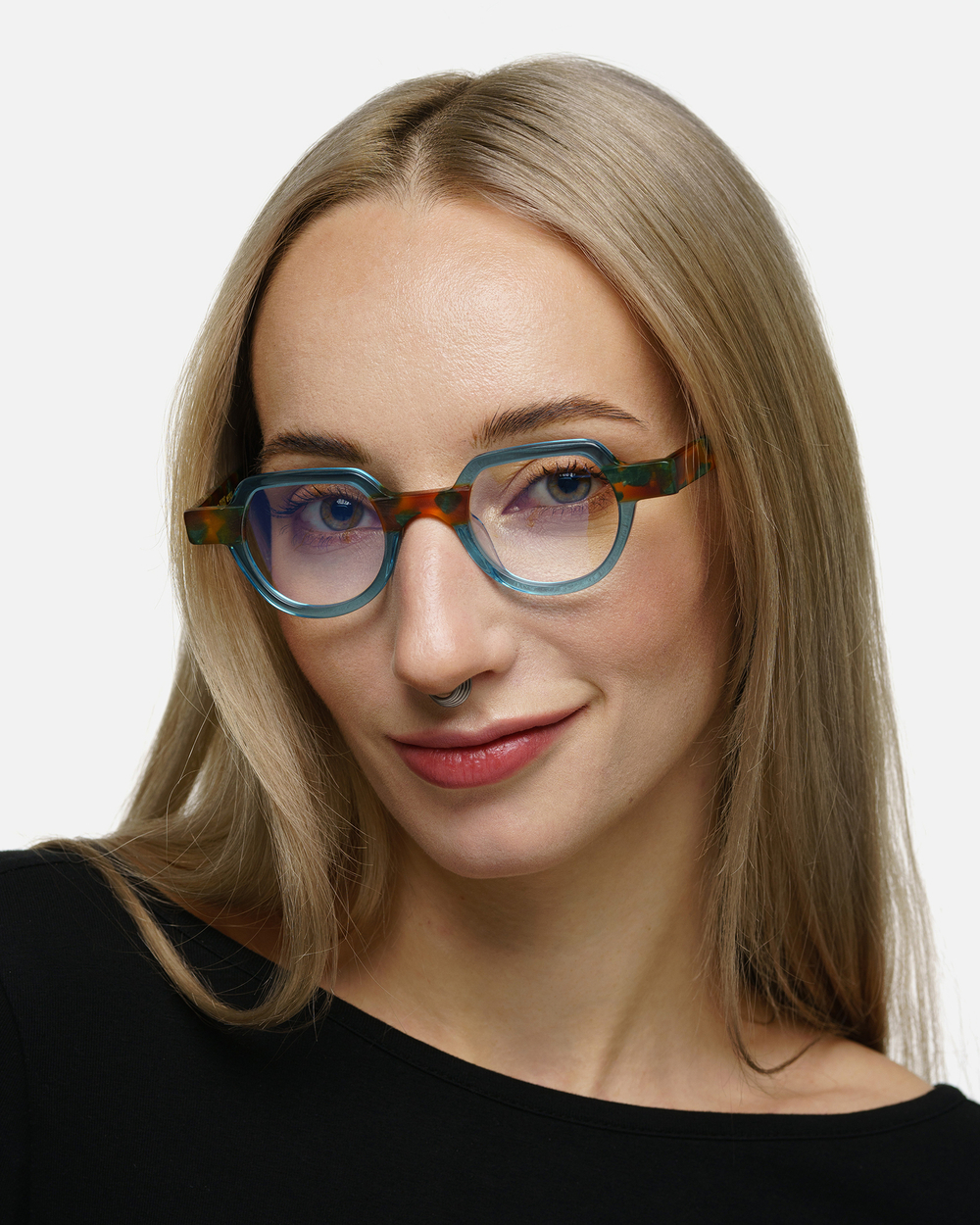 Eliza Glasses Blue