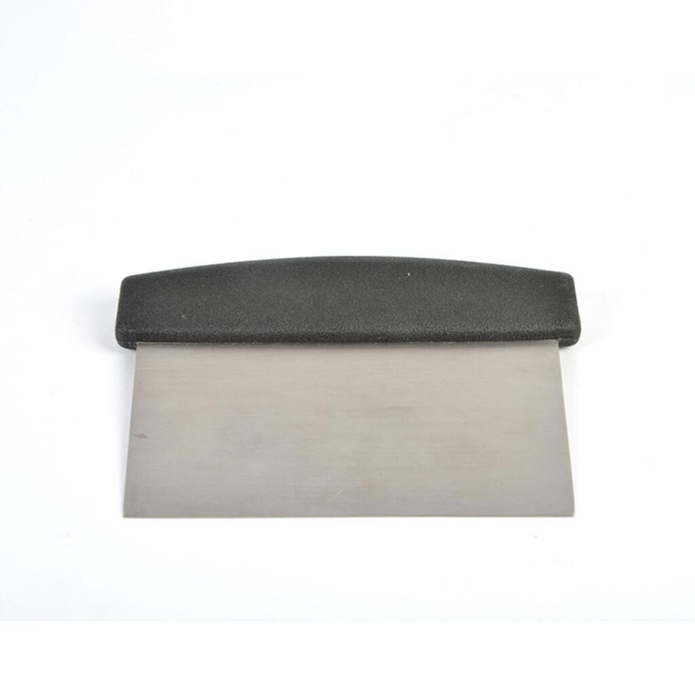 Скребок 15,3*7,5 см нерж. с пласт. ручкой черный Proff Chef Line