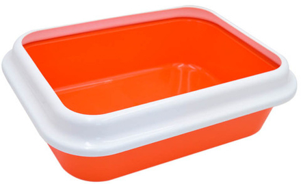 ZooExpress лоток для кошек "Leader", с рамкой, 46х34.5х14 см