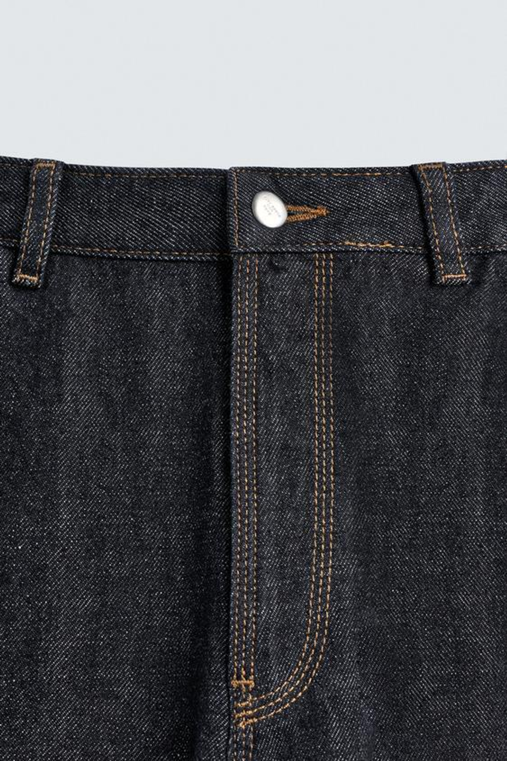 ZARA ДЖИНСЫ CARPENTER С КАРМАНАМИ,СИНИЙ