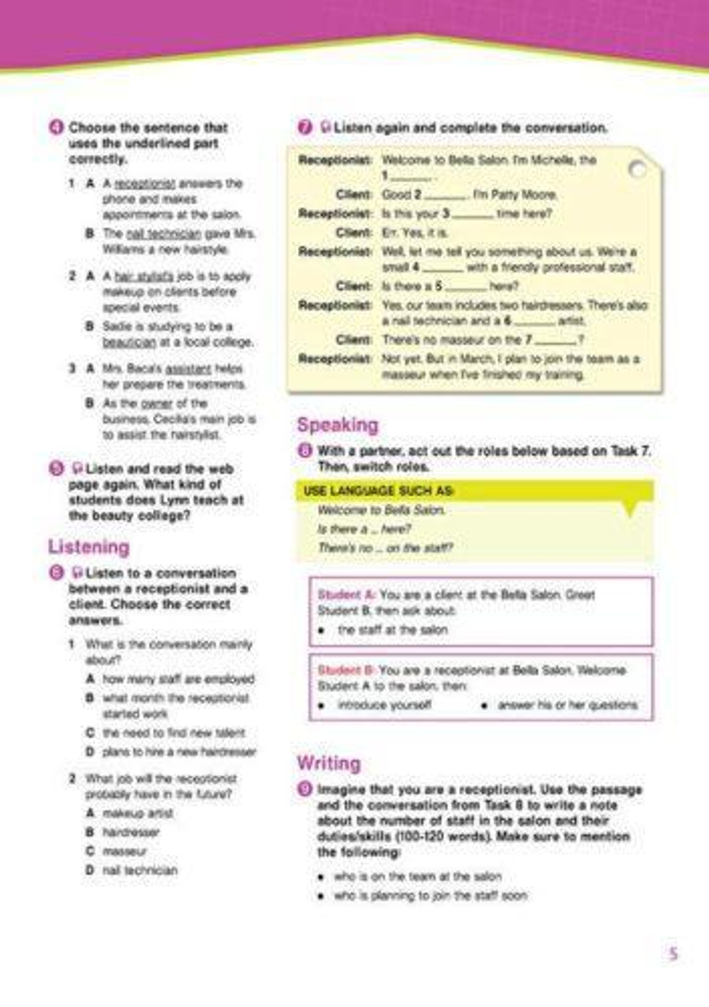 Career Paths. Beauty Salon. Student's Book. Салон красоты. Учебник