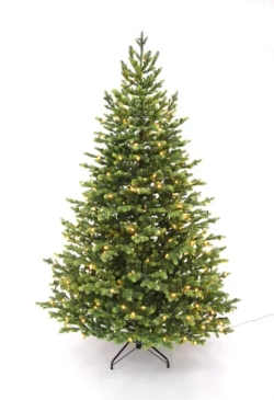 Ель Городская, 100% литая хвоя, 200 ламп, 185 см., Black Box (74545)