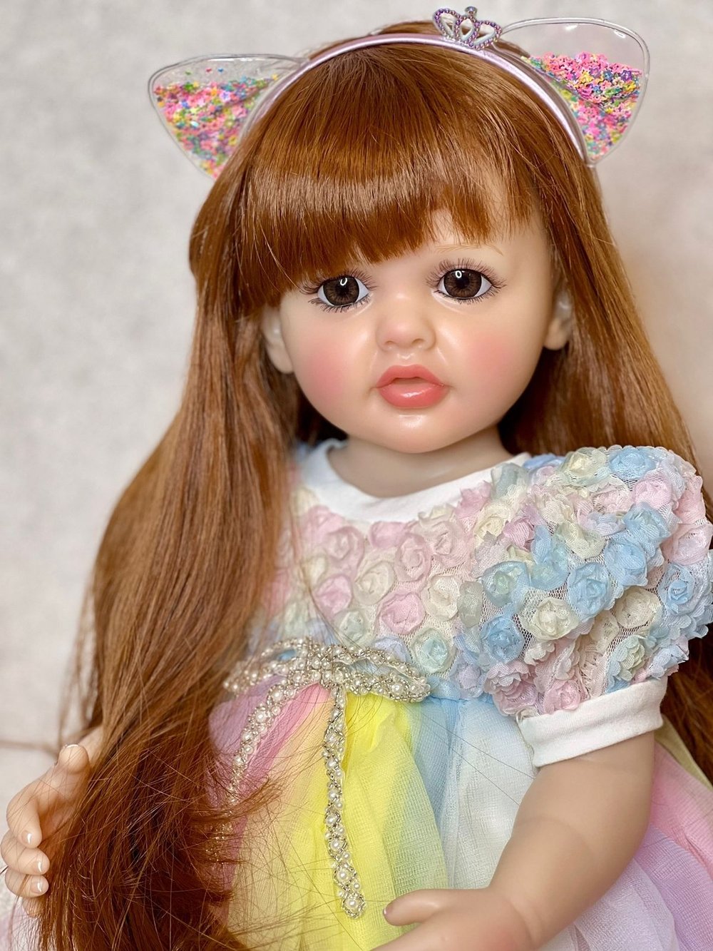 Кукла Реборн виниловая 55см в пакете (FA-540)