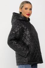 Куртка демисезонная стеганая (черная) Б14249-25М LT Collection