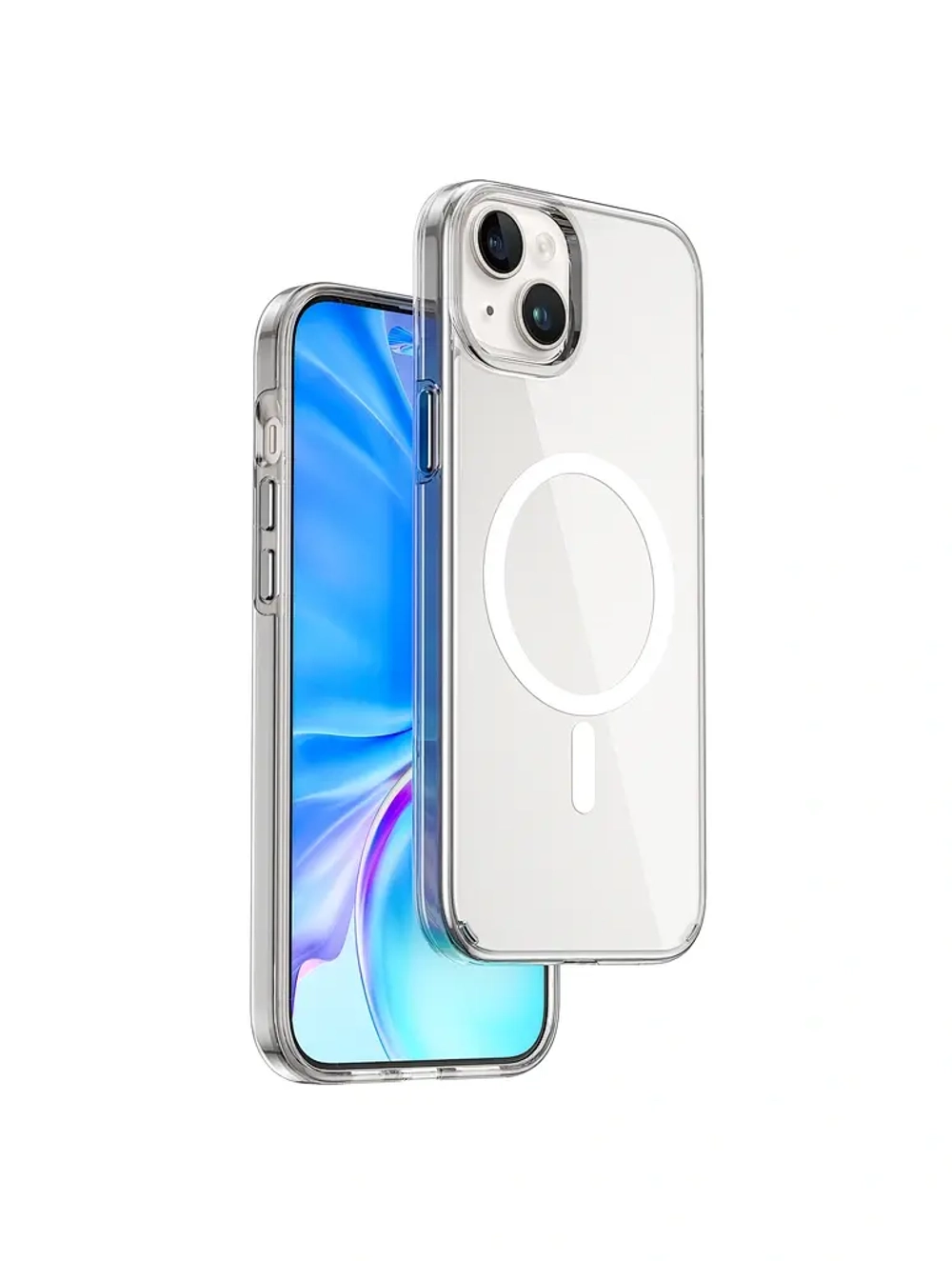 Чехол-накладка Wiwu Magsafe (FYY-014) для Apple iPhone 15 пластиковый (прозрачный)