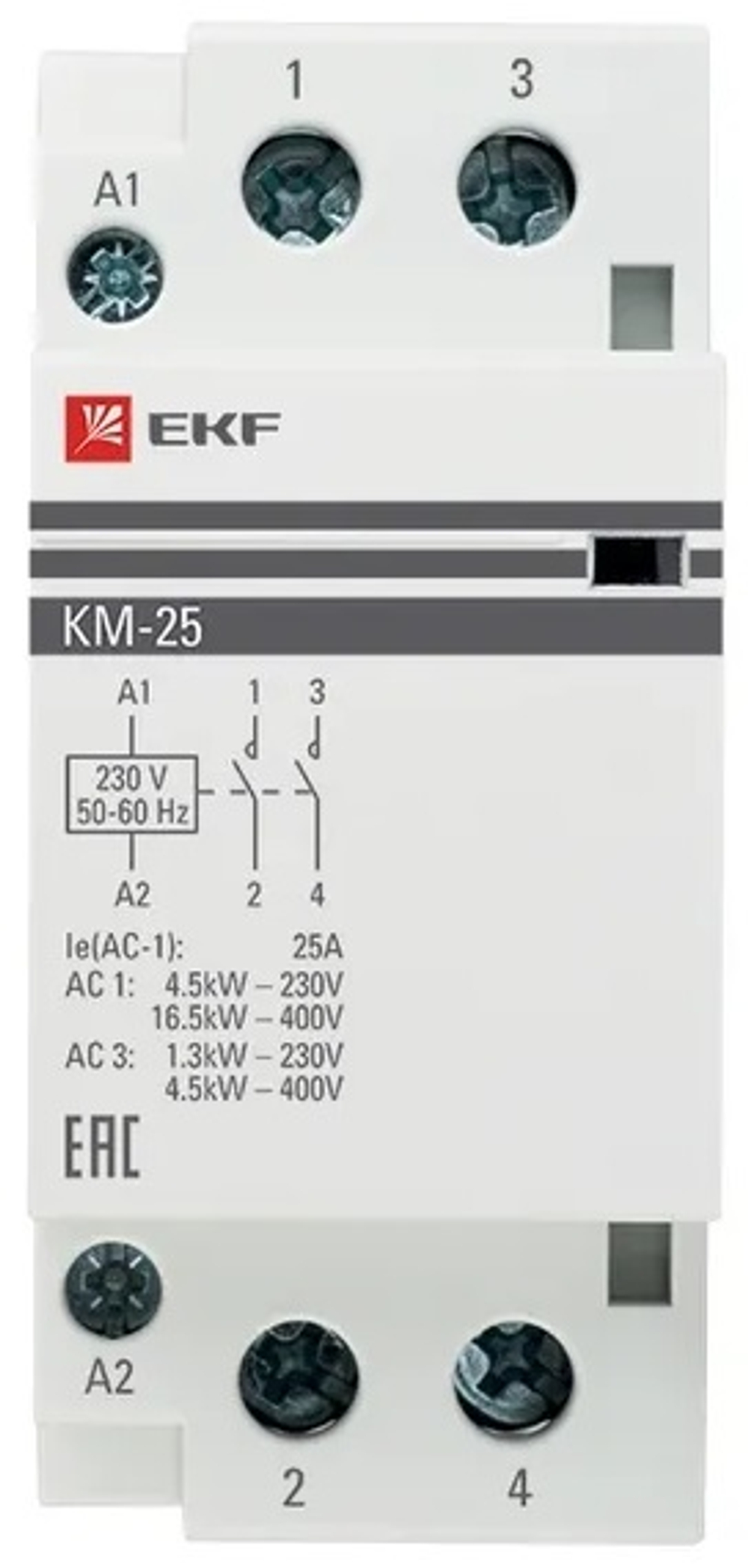 Контактор  EKF km-2-25-20