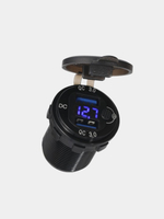Разъём врезной, розетка в авто, 2 USB, Y12v-24.