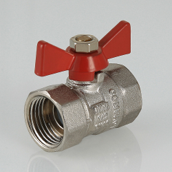 Кран шаровой VALTEC COMPACT рукоятка бабочка вн.-вн.