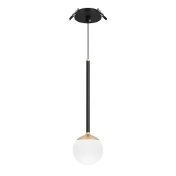 Светильник SP-BEADS-HANG-BUILT-T-R100-8W Warm3000 (BK-GD, 180 deg, 230V) (Arlight, IP20 Металл, 5 лет) 056420