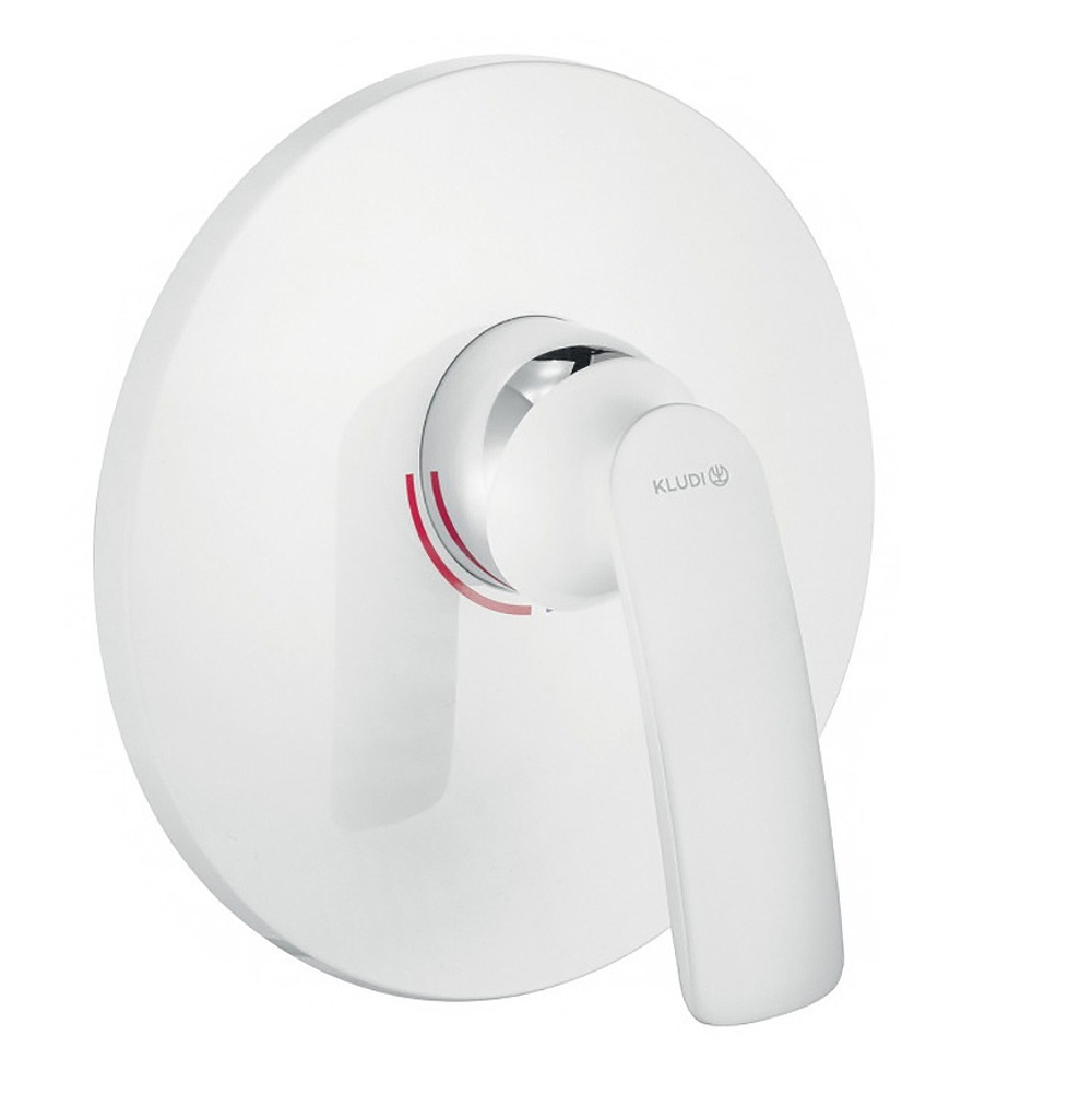 Встраиваемый смеситель KLUDI BALANCE для душа, белый/хром (526559175)