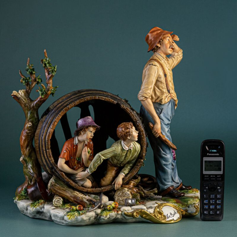 Фарфоровая мануфактура Capodimonte «Том Сойер и Гекельберри Финн»