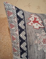 Декоративный гобеленовый чехол Новогоднее настроение (кукла)47х47