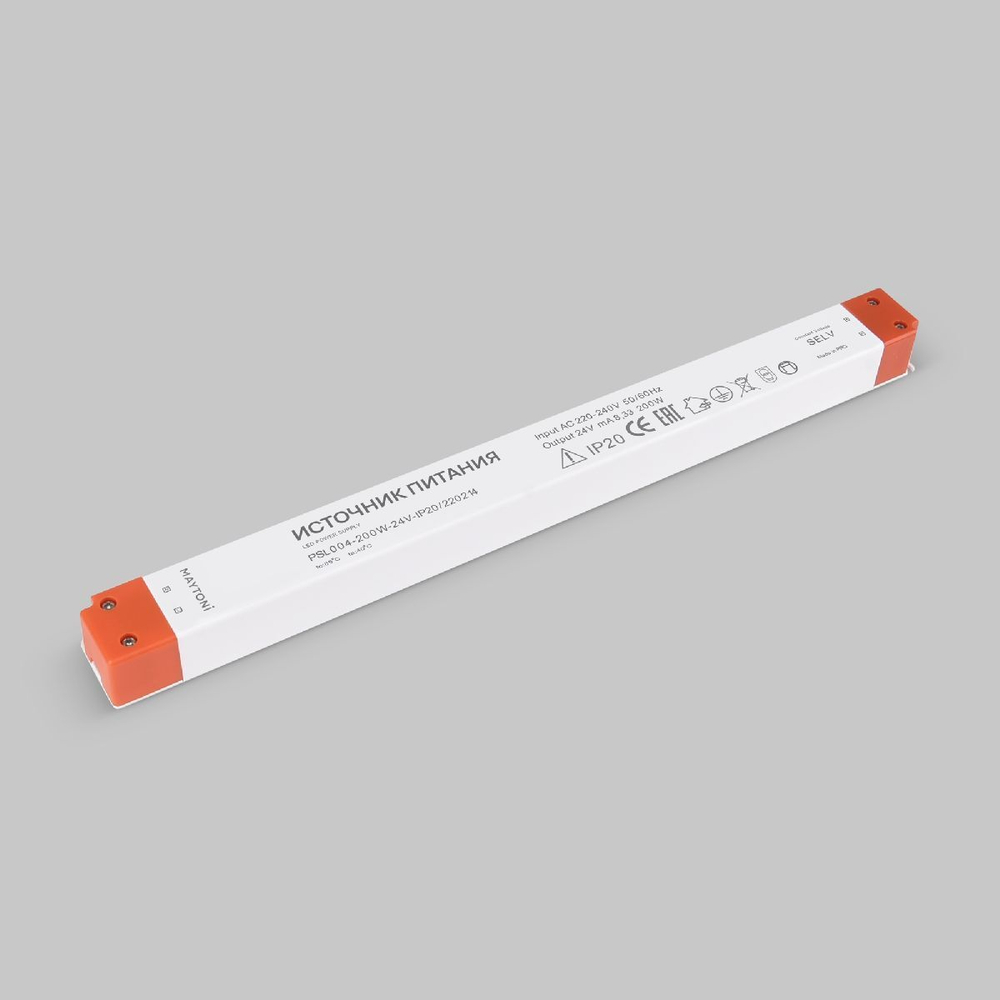 Блок питания для светодиодной ленты Maytoni Led Strip 24В 200Вт IP20 220214