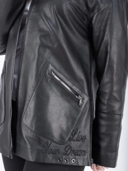 Куртка женская кожаная большие размеры