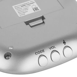 Звонок дверной ЭРА BIONIC Silver беспроводной серебристый 6 мелодий