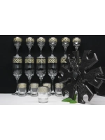 Барный набор 18 предметный с Бокалом