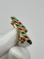 Брошь Карамельная трость