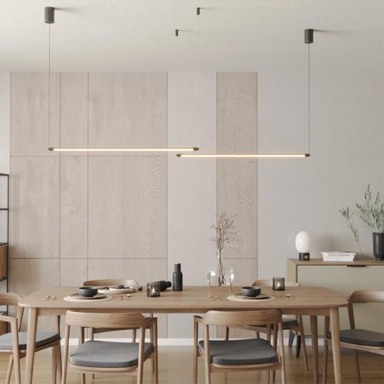 359347 KONST NT24 056 черный Светильник линейный светодиодный IP20 LED 16W 170-265V 3000K 1232Лм VITZ