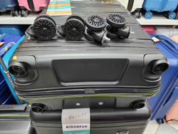 Чемодан Большой (L) полипропилен "Mironpan" съёмные колёса