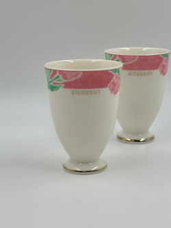 Стакан с розовой каймой Givenchy by Yamaka