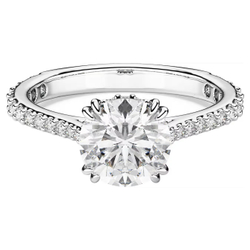 RE STILLA:RING COCR PAVÉ WHITE/UPD 52