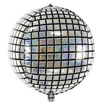 Сфера 3Д "Диско-шар" голография серебро