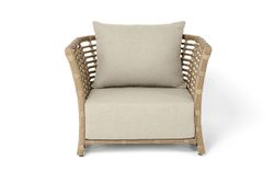 "Валенсия" кресло из искусственного ротанга, цвет соломенный