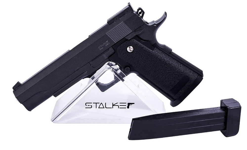 Пистолет Stalker SA5.1S Spring Hi-Capa 5.1+ ПБС+ЛЦУ, кал.6мм