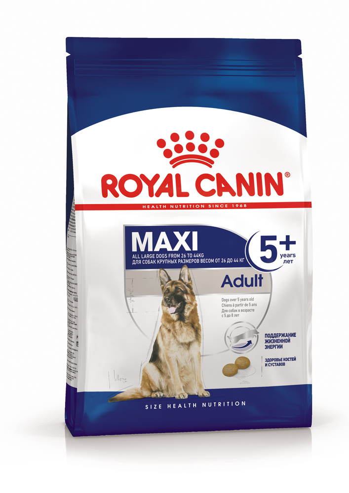 Royal Canin Maxi Adult Корм сухой для взрослых собак крупных размеров от 5 лет до 8 лет, 4 кг