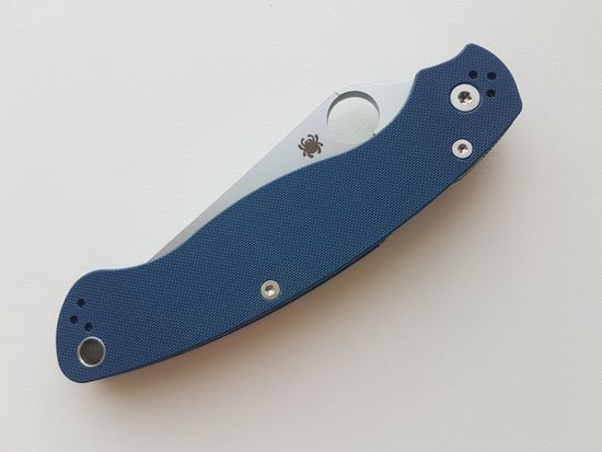 Складной нож Spyderco 36GPCBL2 Military 2 - нож складн., рукоять-синяя G10, клинок CPM SPY27