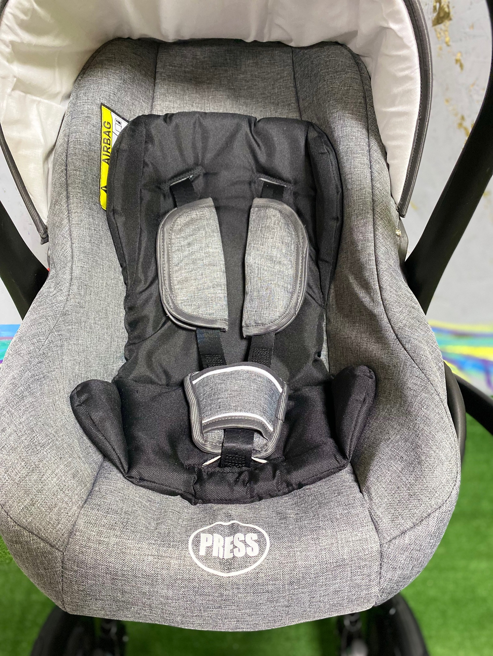 Коляска  BELLA LUX (3 в 1) (RIKO BASIC) 01 темно-серый