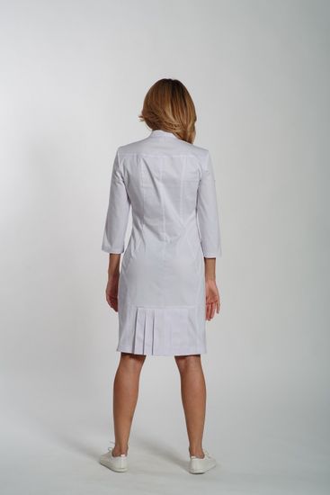 Халат женский H023 3/4 (классик-стрейч/белый 01)