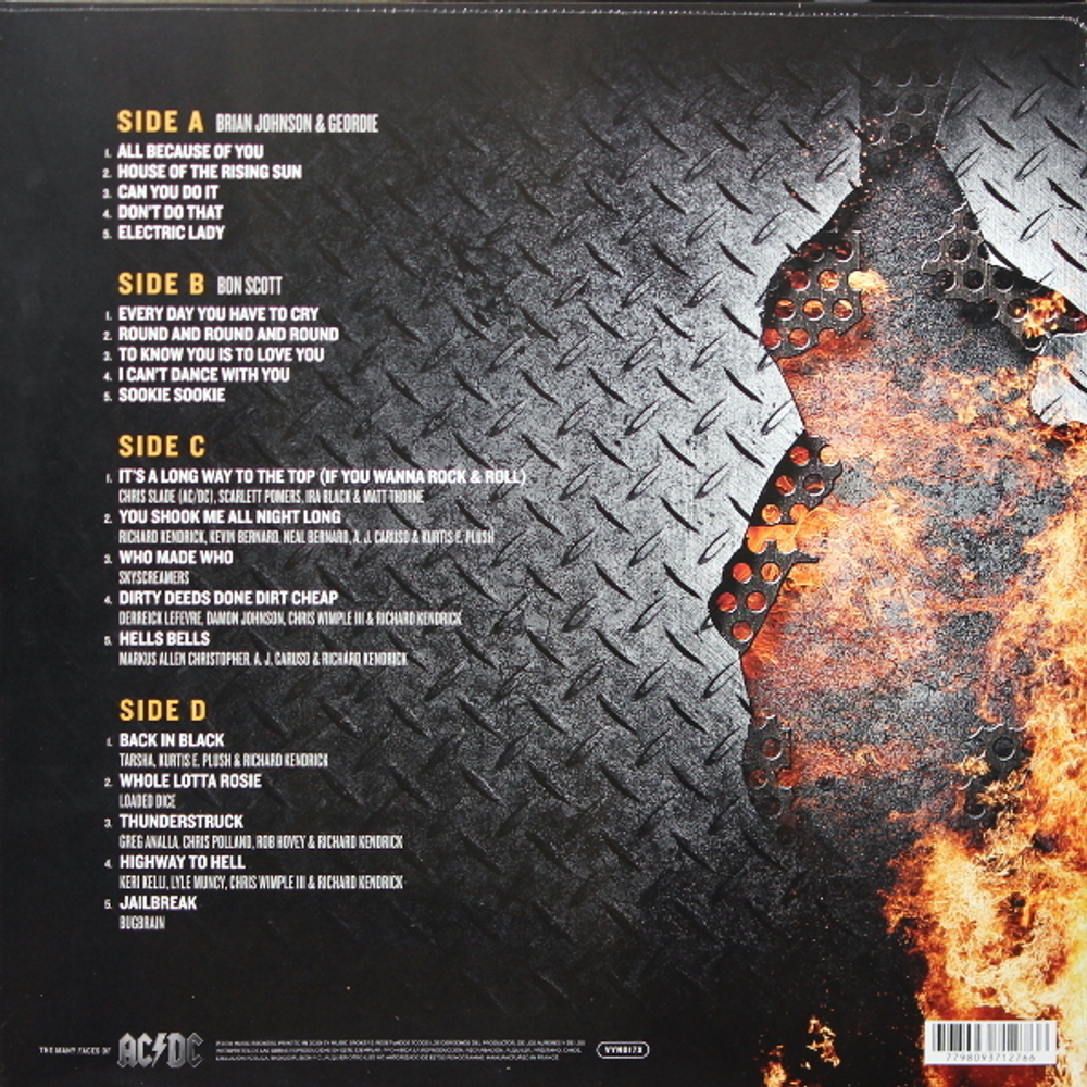 Сборник / The Many Faces Of AC/DC (Coloured Vinyl)(2LP)