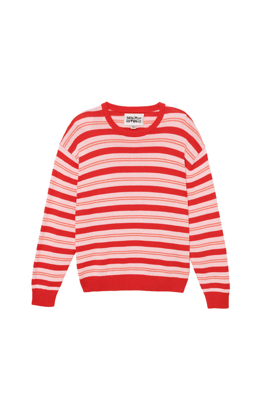 ZARA X BENITO ANTONIO СВИТЕР ИЗ СМЕСОВОГО ХЛОПКА, КРАСНЫЙ