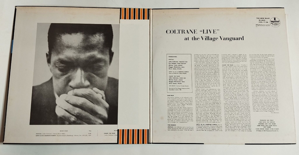 Винтажная виниловая пластинка LP John Coltrane Live At The Village Vanguard (Japan 1980)