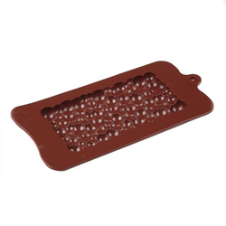 Форма силиконовая для шоколада «Плитка пузыри»