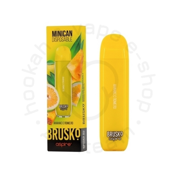 Одноразовая электронная система, Модель BRUSKO Minican (ананас-помело)