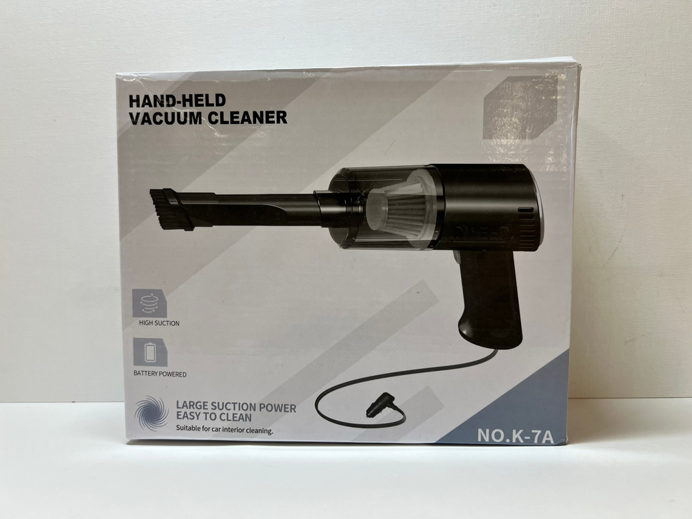 K7A / Автомобильный пылесос - пистолет SWEEP, белый